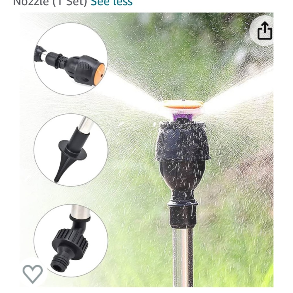 Rotating tripod sprinkler